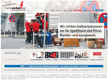 Tablet Screenshot of halteverbot.de